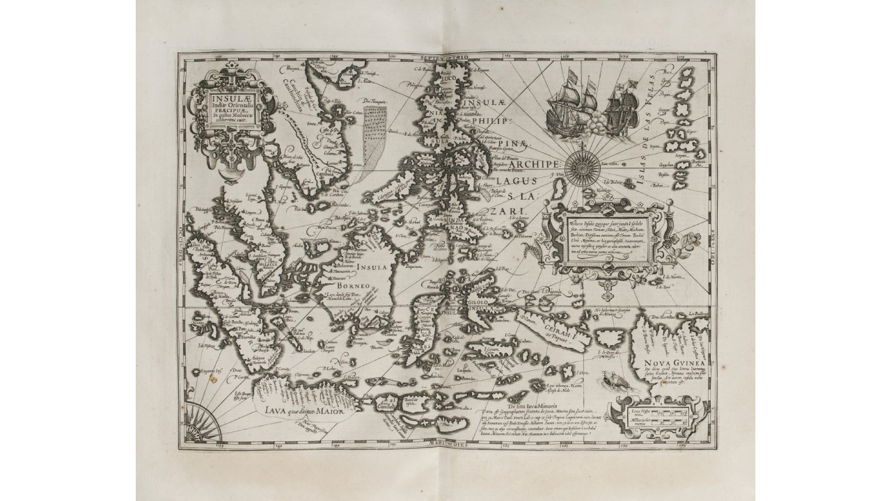 Asia, Mercator and Hodius Atlas